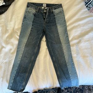 BDG Urban Outfitters Jessie Jeans - two tone panel light/indigo denim